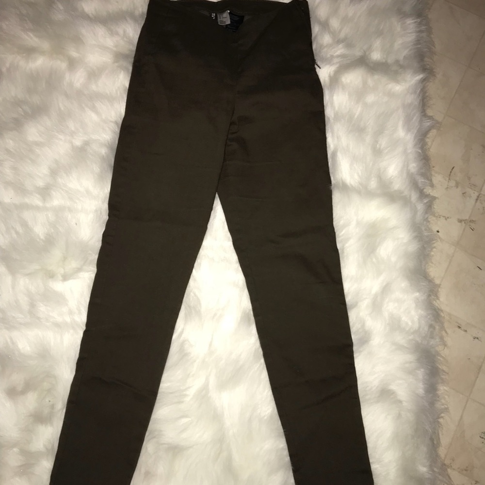Brown high waisted pants